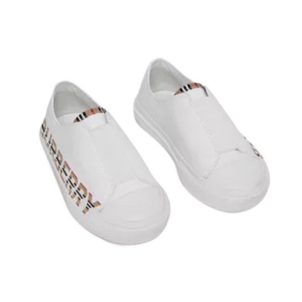 BURBERRY TODDLER GIRL MINI LARKHALL LOW TOP SLIP ON SNEAKER